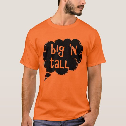 Big 'n Tall T - Shirt von dalDesign (L-4xl) (Vorderseite)