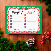 Big Naughty oder Nice Seidenpapier
