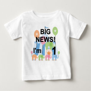 Big News Circus 1. Geburtstag T - Shirt und Gesche