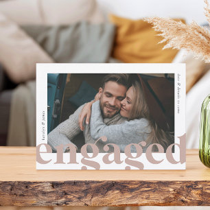 Big News VERLOBUNG FOTO Ankündigung