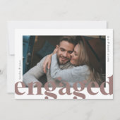 Big News | VERLOBUNG FOTO Ankündigung (Vorderseite)