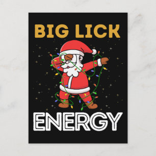 Big Nick Energie, frech, Weihnachtsmann, St. Nicho Feiertagspostkarte