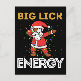 Big Nick Energie, frech, Weihnachtsmann, St. Nicho Feiertagspostkarte