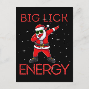 Big Nick Energie, frech, Weihnachtsmann, St. Nicho Postkarte