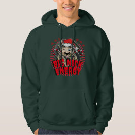 Big Nick Energie Vintag Santa Claus wecken Hoodie