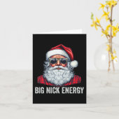 Big Nick Energy Christmas Karte (Gelbe Blume)