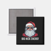 Big Nick Energy Christmas Magnet (Vorderseite/Rückseite)