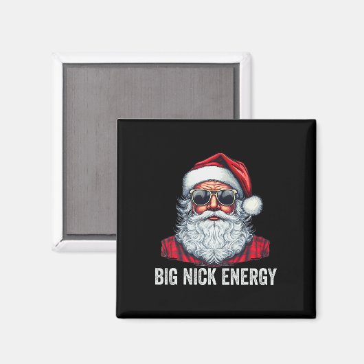 Big Nick Energy Christmas Magnet (Vorderseite/Rückseite)