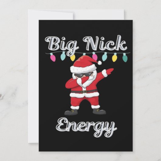 Big Nick Energy Einladung (Vorderseite)