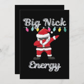 Big Nick Energy Einladung (Vorne/Hinten)