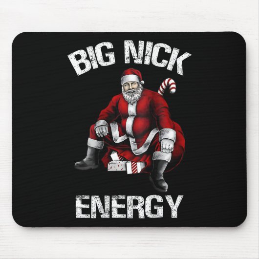 Big Nick Energy Fun Weihnachten 2 Mousepad (Vorne)