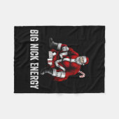 Big Nick Energy Fun Weihnachten 3 Fleecedecke (Vorderseite (Horizontal))