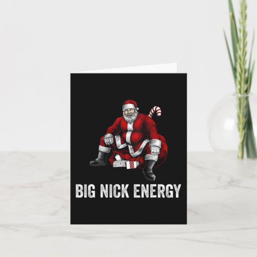 Big Nick Energy Fun Weihnachten 3 Karte (Vorderseite)