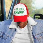 Big Nick Energy Funny Christmas Hat Truckerkappe<br><div class="desc">Mit diesem "Big Nick Energy" Funny Christmas Hat in den Urlaubssgeist eintauchen! Dieser spielerische und auffällige Hut ist perfekt für diejenigen, die Liebe haben, ihren festlichen Kleiderschrank mit etwas Spaß zu füllen. Mit einem kühnen, rot-weiß-farbenen Design mit grünen Schriften und lustigen Weihnachtsbildern ist es ein großartiges Accessoire für Feierlichkeiten, Ansammlungen...</div>