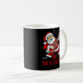 Big Nick Energy Funny Christmas Weihnachts-Gitarri Kaffeetasse (VorderseiteRechts)