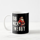 Big Nick Energy Funny Santa Christmas  Kaffeetasse (Links)