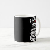 Big Nick Energy Funny Santa Christmas Kaffeetasse (VorderseiteRechts)
