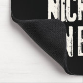 Big Nick Energy Funny Santa Christmas Mousepad (Ecke)