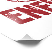 Big Nick Energy Funny Santa Rude Weihnachts-Joke Fotodruck (Ecke)