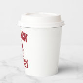 Big Nick Energy Funny Santa Rude Weihnachts-Joke Pappbecher (Links)