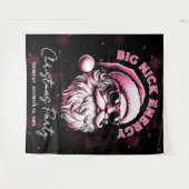 Big Nick Energy Santa Funny Christmas Xmas Holiday Wandteppich (Vorderseite (Horizontal))