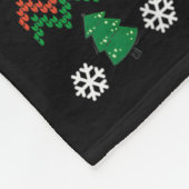 Big Nick Energy Santa Xmas Ugly Christmas Sweater Fleecedecke (Ecke)