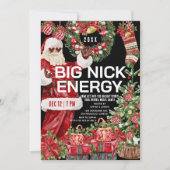 Big Nick Energy Weihnachtsfeier Einladung (Vorderseite)
