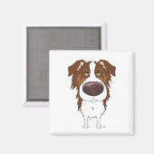 Big Nose Aussie Magnet (Vorderseite/Rückseite)