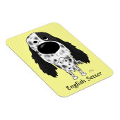 Big Nose English Setter Magnet (Rechte Seite)