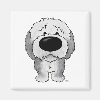 Big Nose Sheepdog Magnet