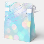 Big Number Bokeh Birthday Gevor Box Geschenkschachtel (Rückseite)