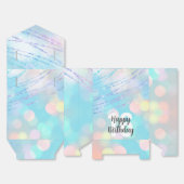 Big Number Bokeh Birthday Gevor Box Geschenkschachtel (Ungefaltet)