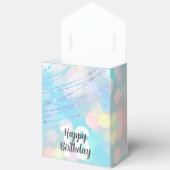 Big Number Bokeh Birthday Gevor Box Geschenkschachtel (Offen)