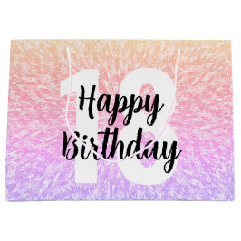 Big Number Mandala Geburtstagsgeschenktaschen Große Geschenktüte