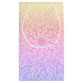 Big Number Mandala Geburtstagsgeschenktaschen Kleine Geschenktüte (Rückseite)