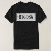 Big Number Plate Scientist Analyst Machine Le T-Shirt (Design vorne)