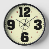 Big Numbers Clock 3 Uhr (Vorderseite)
