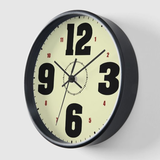 Big Numbers Clock 3 Uhr (Winkel)