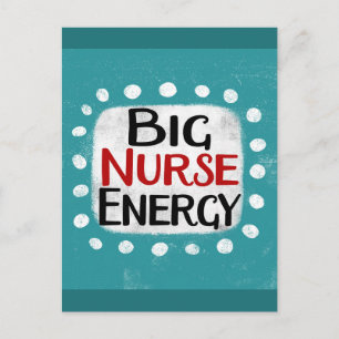 Big Nurse Energy Postcard Postkarte