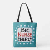 Big Nurse Energy Tote Bag Tasche (Rückseite)