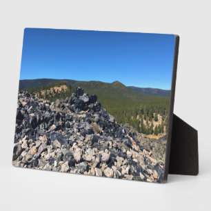 Big Obsidian Flow Fotoplatte