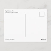 Big Obsidian Flow Postkarte (Rückseite)