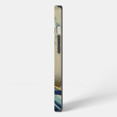 Big Ocean Wave Beige Handy Case iPhone Hülle (Linke Seite)