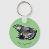 Big Old Bullfrog Animal Personalisiert Schlüsselanhänger (Rückseite)