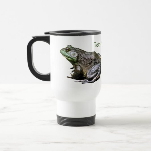 Big Old Bullfrog Natur Personalisiert Reisebecher (Links)