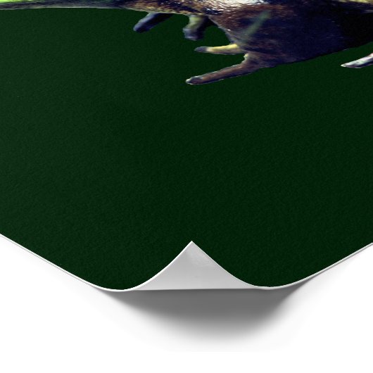 Big Old Bullfrog Nature Fügen Sie Ihren Text hinzu Poster (Ecke)