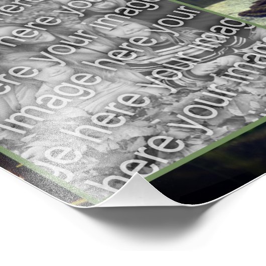 Big Old Bullfrog Pond Frame kreieren Sie Ihren eig Fotodruck (Ecke)