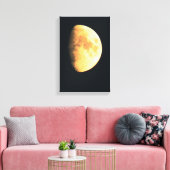 Big Old Moon 11x16,5 (27,5x41,25cm) waccna Leinwanddruck (Insitu (Wohnzimmer))