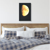 Big Old Moon 11x16,5 (27,5x41,25cm) waccna Leinwanddruck (Insitu (Schlafzimmer))