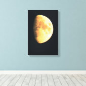 Big Old Moon 11x16,5 (27,5x41,25cm) waccna Leinwanddruck (Insitu (Holzboden))